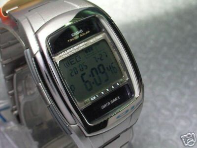 casio solar powered digital watch